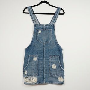 Tularosa Sophia Denim Overall Dress Small Made in USA
